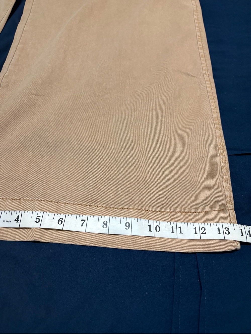 GAP High Rise Pleated Relaxed Wide-Leg Khakis - Size L - Picture 9 of 11